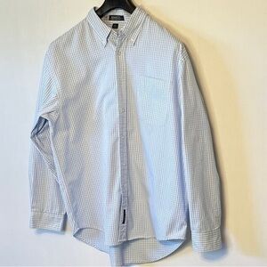 Visual FX Quality Men's Long Sleeve Button Down  Checked Shirt.